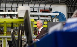 ITER Director-General Osamu Motojima during his speech at the ceremony. (Click to view larger version...)