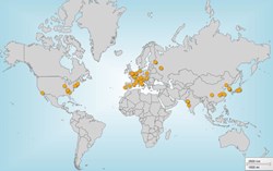 Working for the ITER Project in offices in France or abroad, over 50 organizations (Domestic Agencies, fusion labs, contractors) are presently using the CODAC Core System. An infrastructure has been set up to distribute the software to these and future organizations and to keep track of versions used. Training and user support is also provided. (Click to view larger version...)