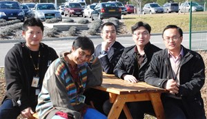 The new Monaco Postdoctoral Fellows at ITER. From left to right: Shimpei Futatani, Debasmita Samaddar, Ian Pong, Sun Hee Kim, and Jing Na. (Click to view larger version...)