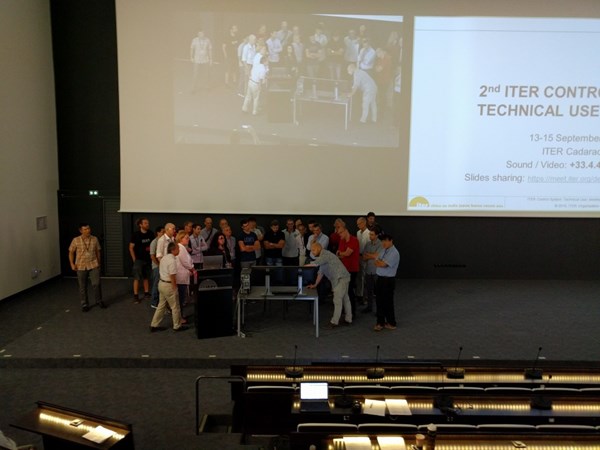 ITER Control System Technical User Meeting participants during software demonstration session (Click to view larger version...)