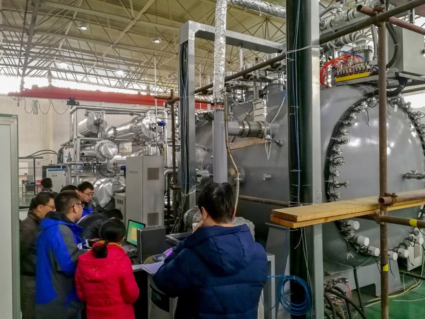 From 6 to 14 February, hot helium leak tests were carried out according to ITER Organization procedures, and witnessed by ITER Organization representatives. The hot helium leak test represents the definitive demonstration of the fitness for purpose of the component to operate in an ultra-high vacuum environment. (Click to view larger version...)