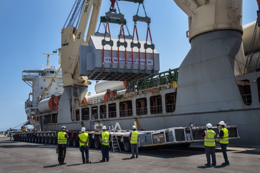 This dull, cabin-sized metal box with slated walls and a corrugated roof houses a a wondrous piece of technology and one of the most challenging sub-components of the whole ITER Tokamak. (Click to view larger version...)