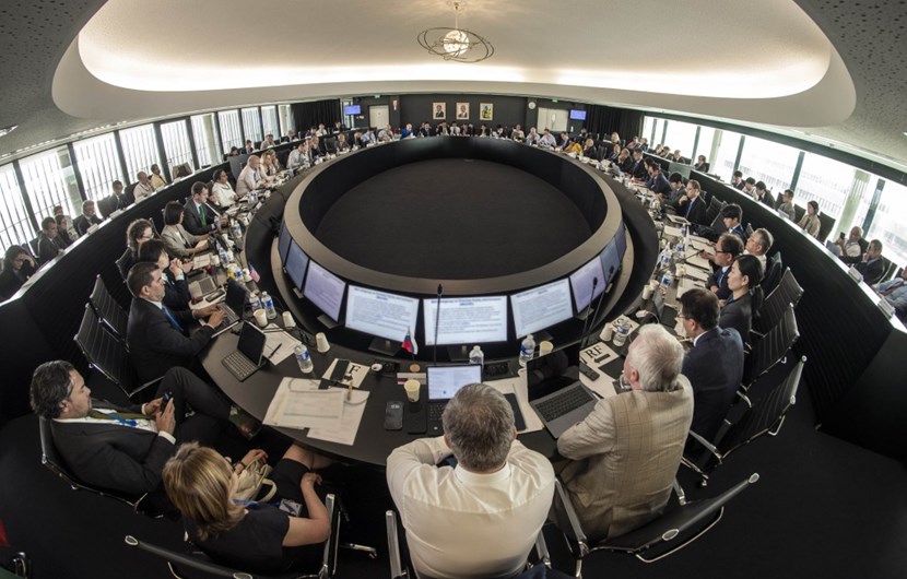 Senior representatives from the seven ITER Members—China, the European Union, India, Japan, Korea, Russia, and the United States—gather for the Thirty-Fourth Meeting of the ITER Council on 19-20 June 2024 under the chairmanship of Massimo Garribba from Europe. (Click to view larger version...)